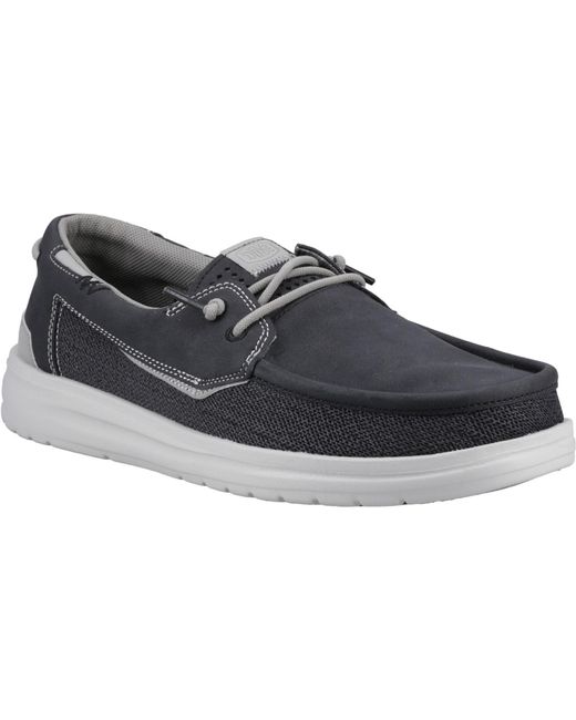 HeyDude Blue Welsh Grip Classic Mesh Slip On Summer for men