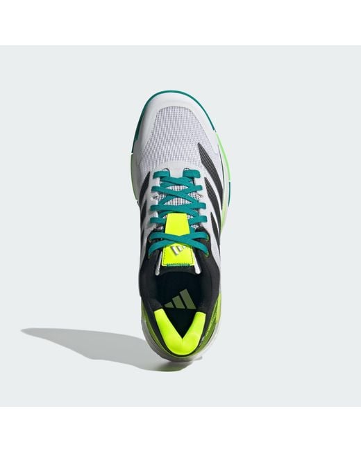 Adidas Originals Green Crazyquick Boost Padel Shoes for men