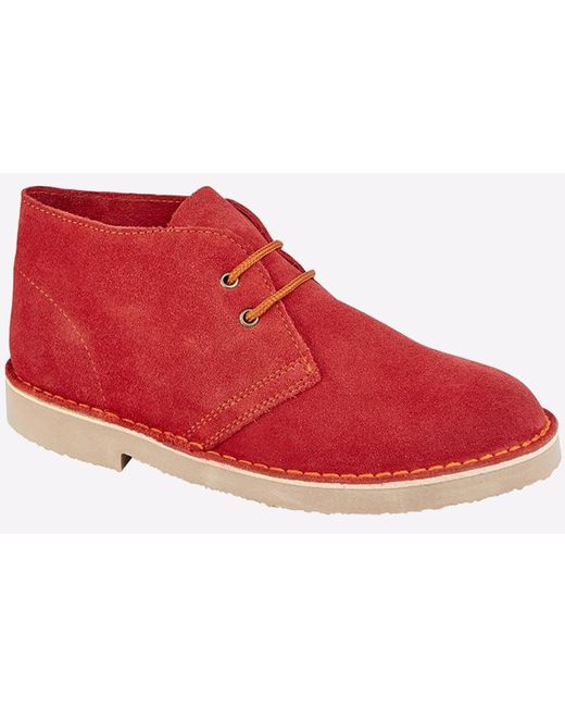 Roamer Red Clifton Leather Boots for men