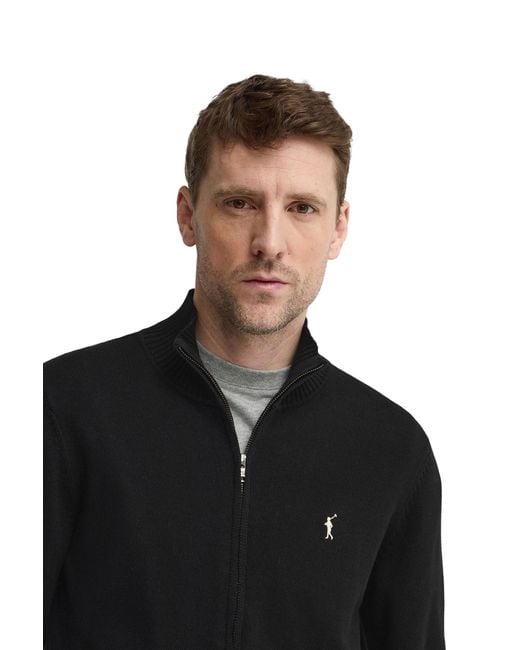 POLO CLUB Black Full Zip Cardigan Pullover13 for men