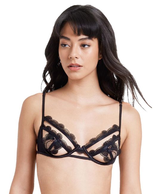 Bluebella Black Ember Open Cup Bra