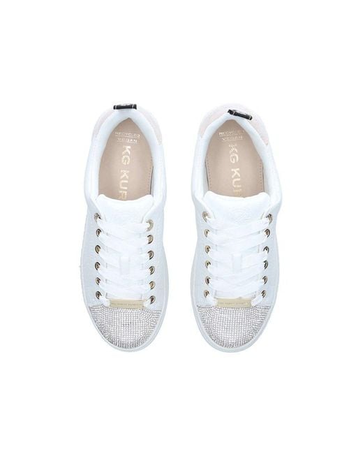 KG by Kurt Geiger White Liza2 Sneakers