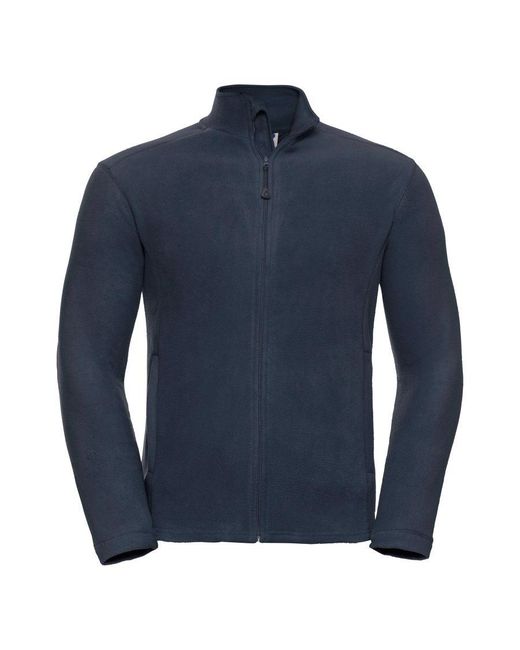 Russell Blue Europe Full Zip Anti-Pill Microfleece Top (French) for men