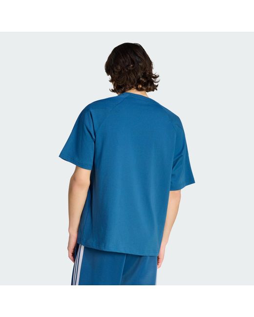 Adidas Blue Stadium Tee for men