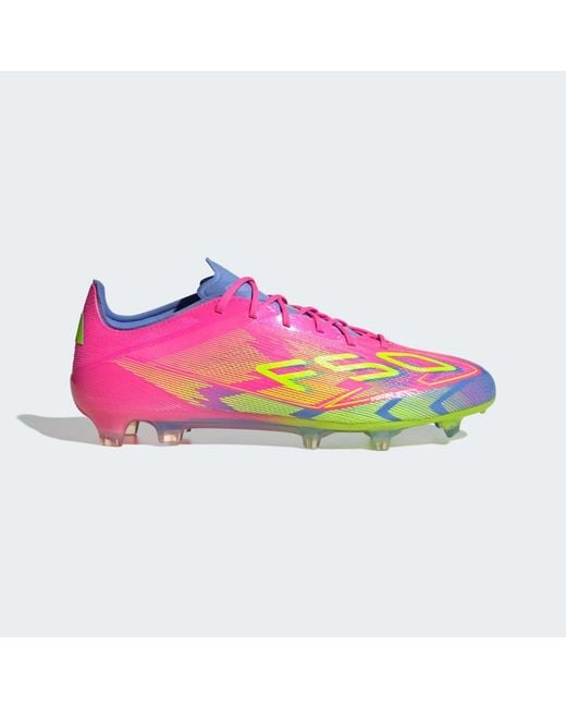 Adidas Originals Pink F50 Elite Firm Ground Boots for men