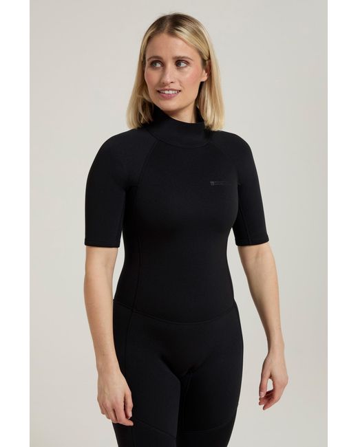 Mountain Warehouse Blue Shorty Wetsuit With Easy Glide Zip Fastening Swimwear