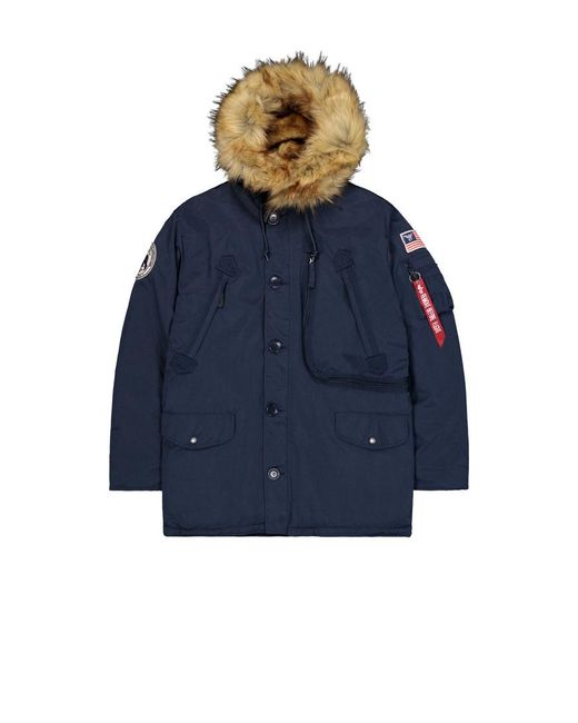 Alpha Industries Polar Winter Jacket in het Blue voor heren