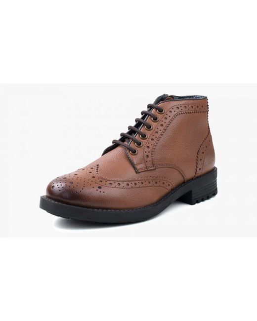 Redfoot Brown Hans Leather for men