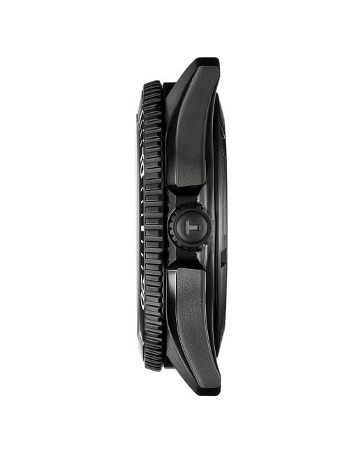 Tissot Black Seastar 1000 Watch T1208073305100 Stainless Steel