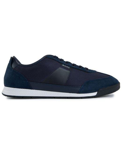 Boss Blue Nitan Trainers