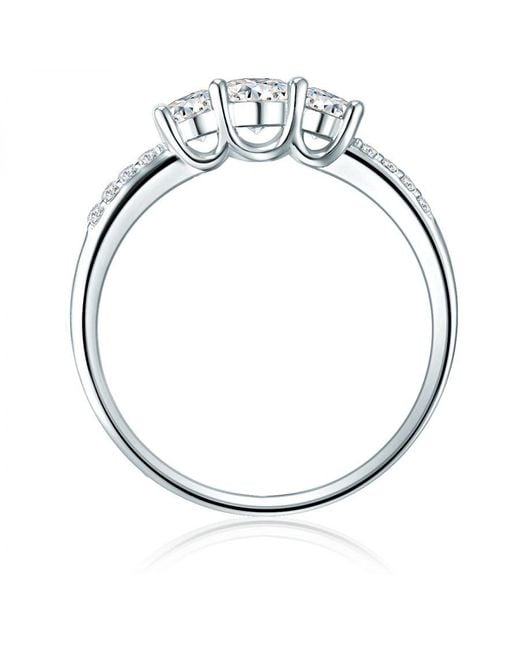 Tresor 1934 Metallic Trilani Sterling Ring