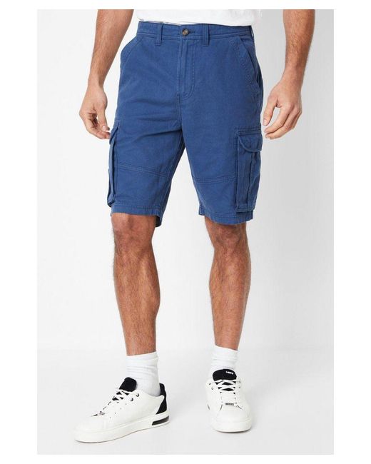 MAINE Blue Cargo Short for men