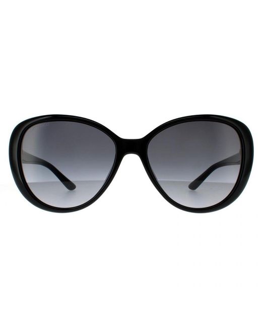 Jimmy Choo Black Butterfly Dark Gradient Sunglasses