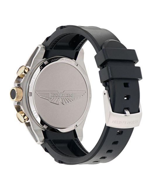 Aston Martin Metallic Thrill Hlc W Watch Mtrh2S605 Silicone for men
