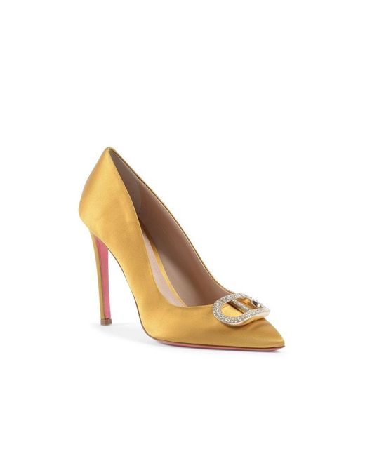 Dee Ocleppo Metallic Cindarella Satin Pump