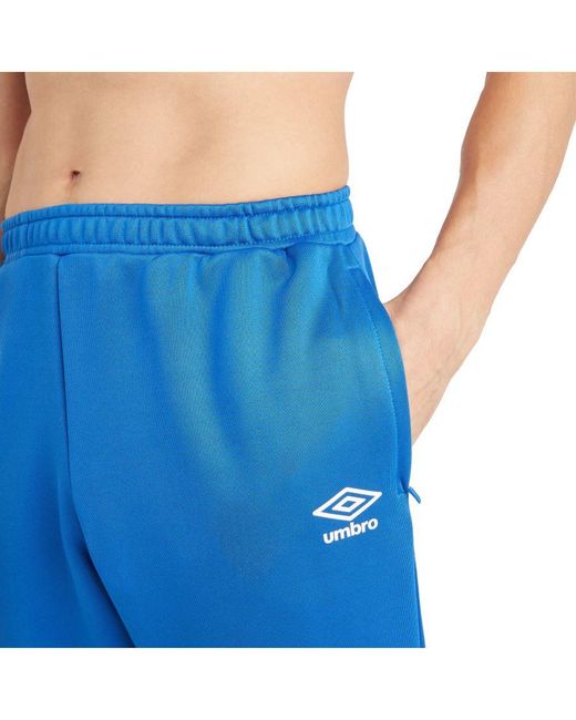 Umbro Blue Total Tapered Training Jogging Bottoms (Royal/ for men