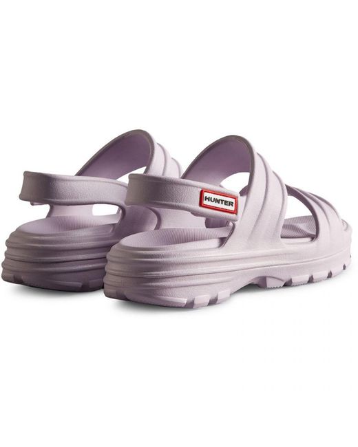 Hunter Purple Bloom Algae Foam Ladies Beach