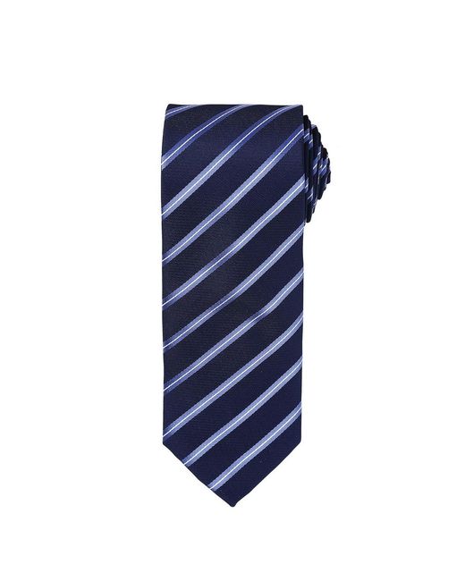 PREMIER Blue Stripe Tie /Royal) for men