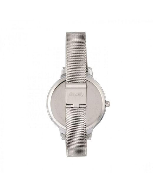 Simplify Metallic The 5800 Mesh Bracelet Watch