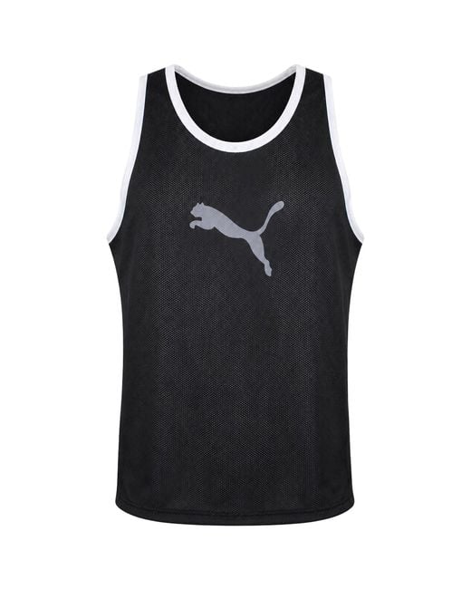 PUMA Black Training Bib for men
