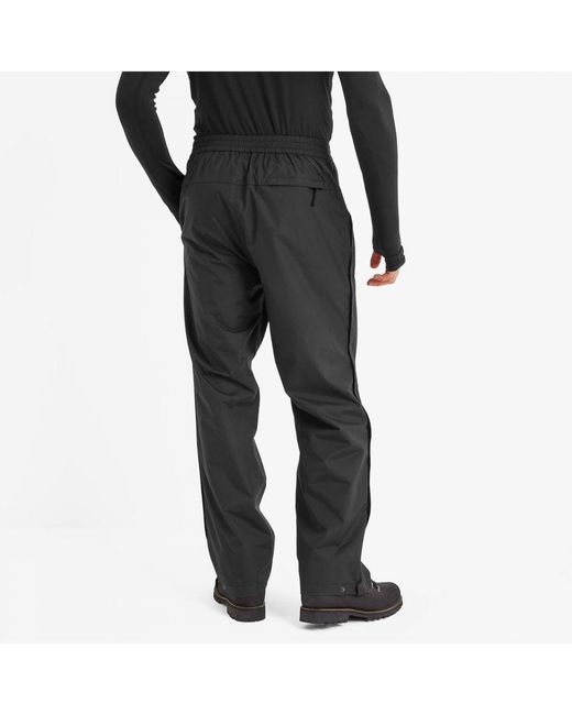 TOG24 Black Wigton Waterproof Trousers Polyamide for men