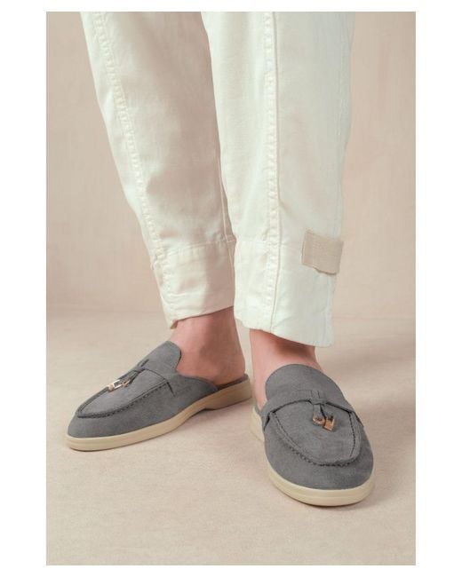 Where's That From Gray 'Twilight' Flat Slip On Loafer