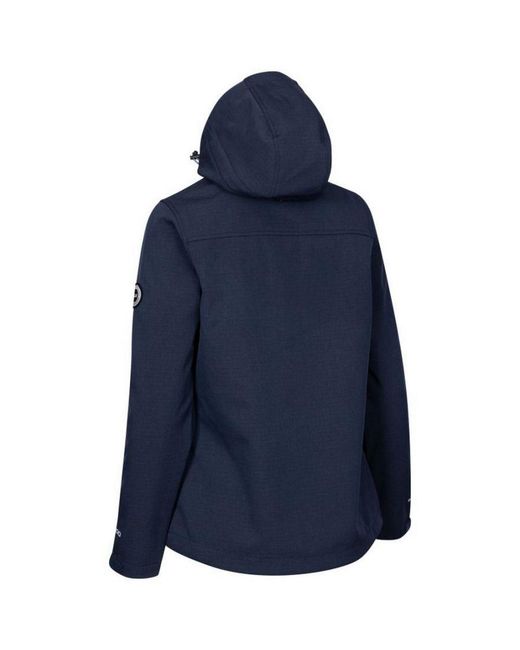 DLX Blue Ladies Christine Dlx Soft Shell Jacket Marl)