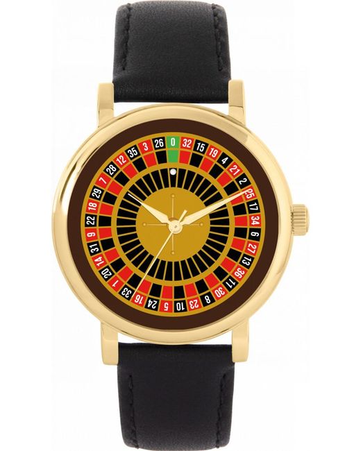 Toff London Black Tlws-93769 Ladies Roulette Wheel Watch