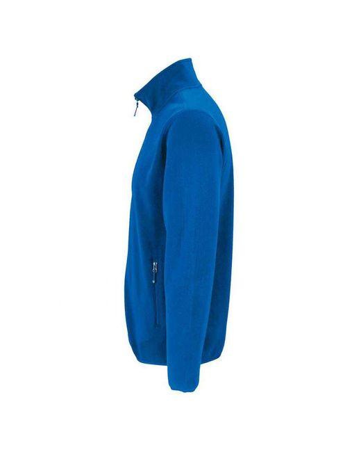 Sol's Blue Factor Recycled Fleece Jacket (Royal) for men