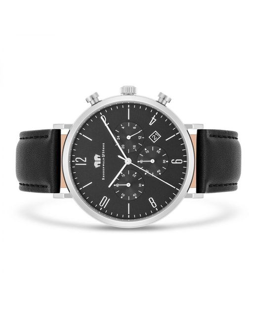 Rhodenwald & Söhne Metallic Stainless Steel Watch 42Mm for men