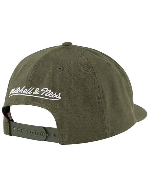 Mitchell & Ness Green Flat Peak 110 Cap