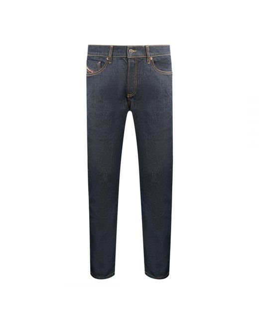 DIESEL Blue D-Strukt 009Hf Dark Jeans for men