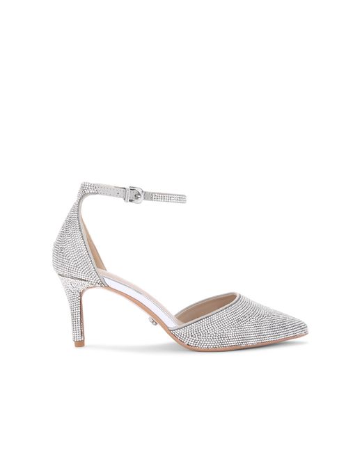 Carvela Kurt Geiger White Shine Court Heels