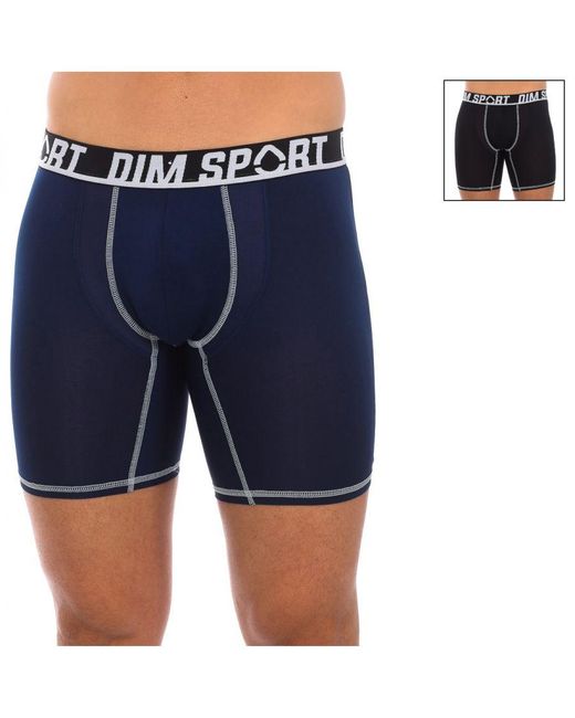 Dim Blue Pack-2 Boxers Eco Breathable Fabric D0A6V for men