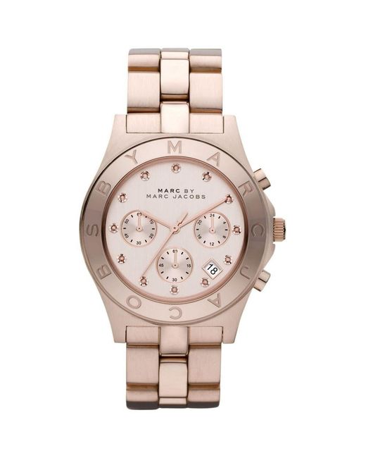 Marc Jacobs Pink Mbm3102 Tone Watch Stainless Steel