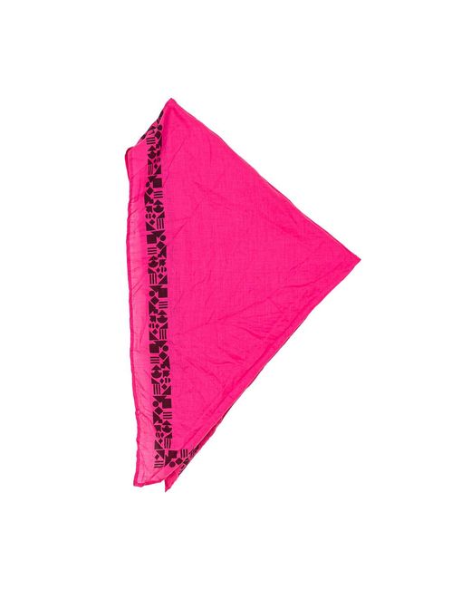 Buff Pink Bandana For Face And Neck With Light And Versatile Fabric 63800