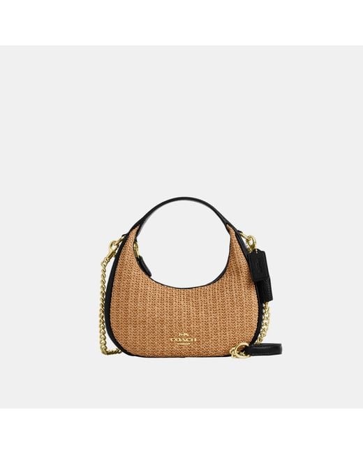 COACH Brown Carmen Mini Crossbody