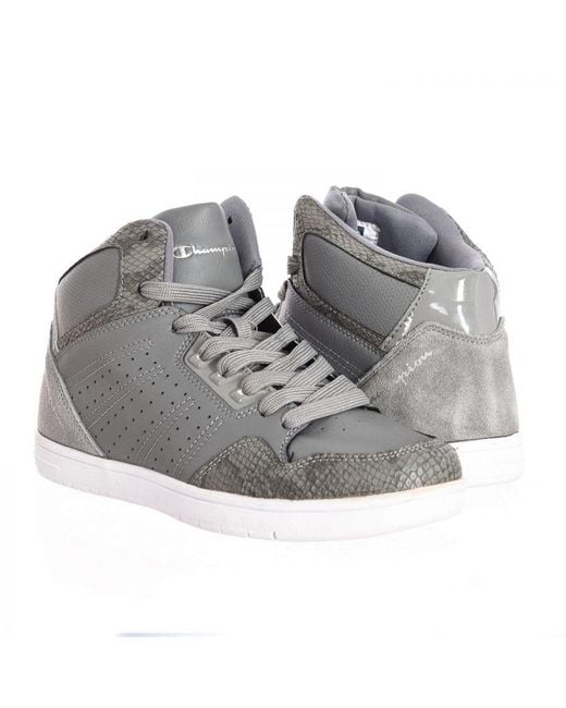 Champion Gray Phibia Casual Sneaker With Lace Closure S10876