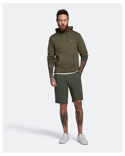 Lyle & Scott Green Golf Hoodie for men