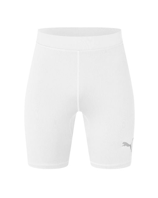 PUMA White Short Tights for men