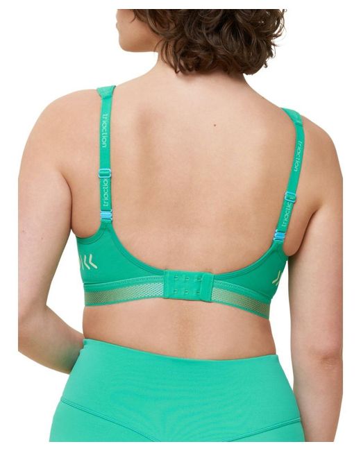 Triumph Green Triaction Cardio Cloud Racerback Non Wired Sports Bra