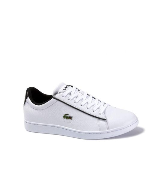 Lacoste Sneakers Aus Leder Carnaby Evo Tumbled in White für Herren