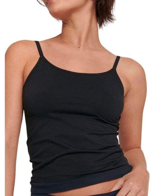 Sloggi Black Ever Infused Aloe Camisole Vest
