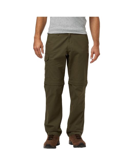 Peter Storm Green Ramble Ii Convertible Walking & Hiking Trousers With Multiple Pockets for men