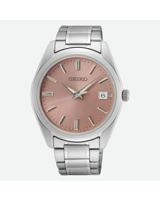 Seiko Metallic Watch Sur523P1 for men