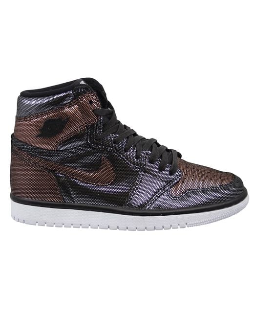 Nike Black Air Jordan 1 Hi Og Fearless