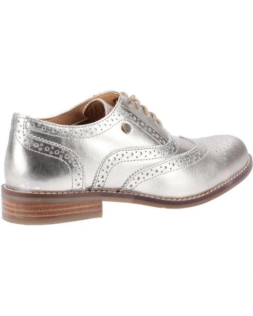 Hush Puppies White Natalie Lace Ladies Shoes
