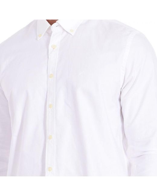 Daniel Hechter White Long Sleeve Shirt 182642-60511 for men