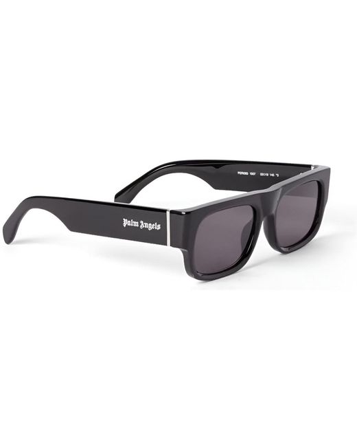 Palm Angels Black Accessories Midway Rectangle Sunglasses for men