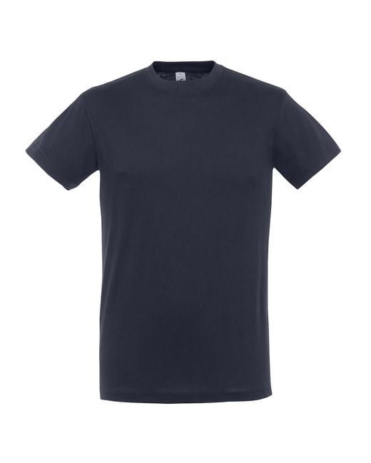 Sol's Blue Regent Short Sleeve T-Shirt Cotton for men